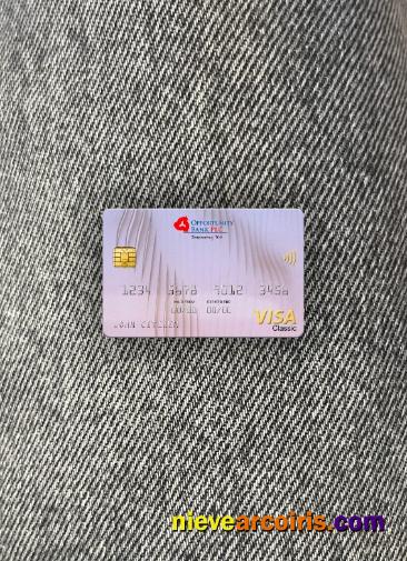 South Sudan Opportunity Bank visa classic card photolook